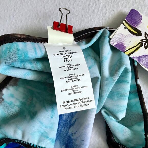 Island Escape NWT Shaper Pant Bikini Bottom Women 8 - Picture 7 of 8